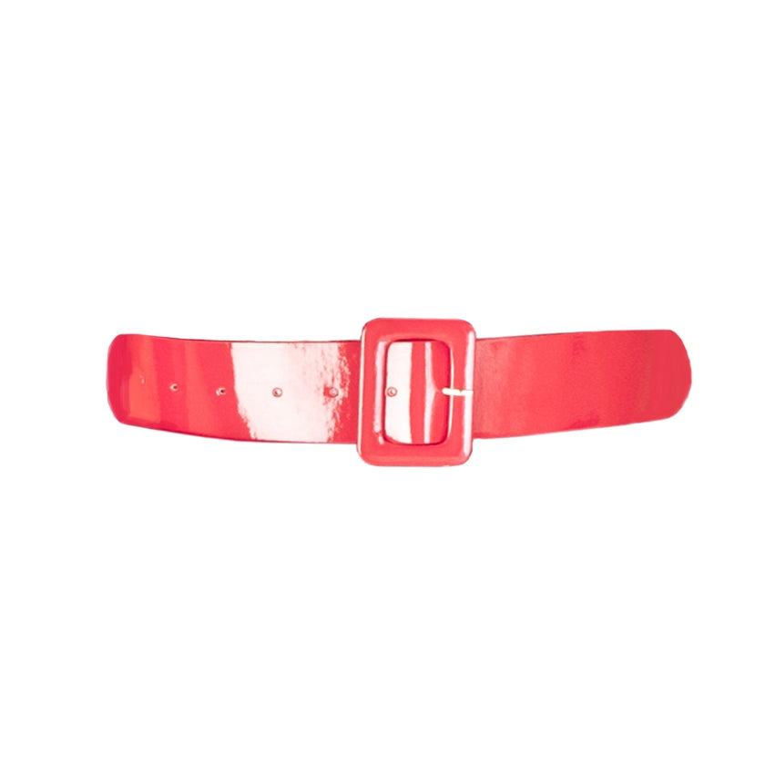 Sally Plain Belt - Red