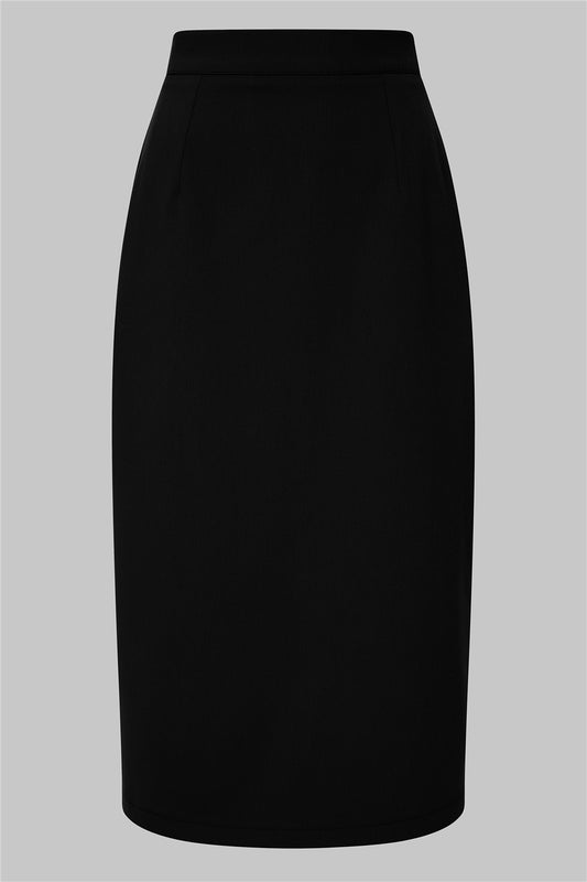 Black Posey Plain Skirt