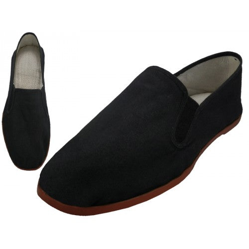 Black Slip On Kung Fu Shoe