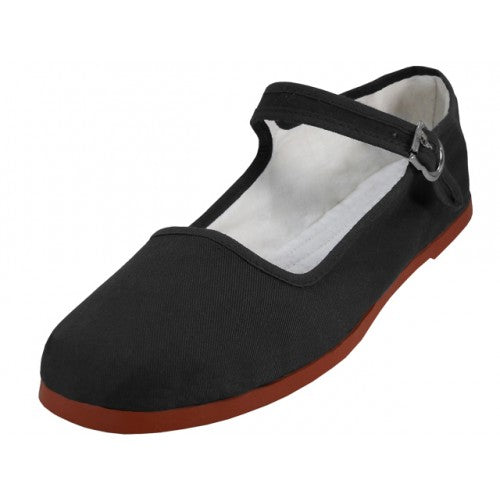 All Cotton Classic Mary Jane - Black