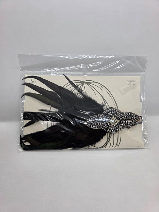 Beaded Feather 1920's Flapper
