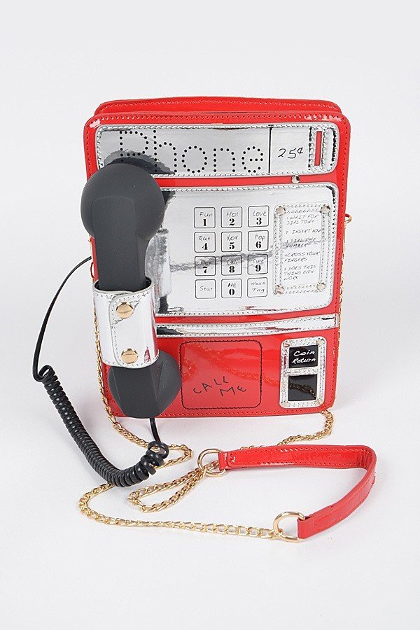 Red Telephone Purse