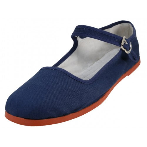 All Cotton Classic Mary Jane - Navy