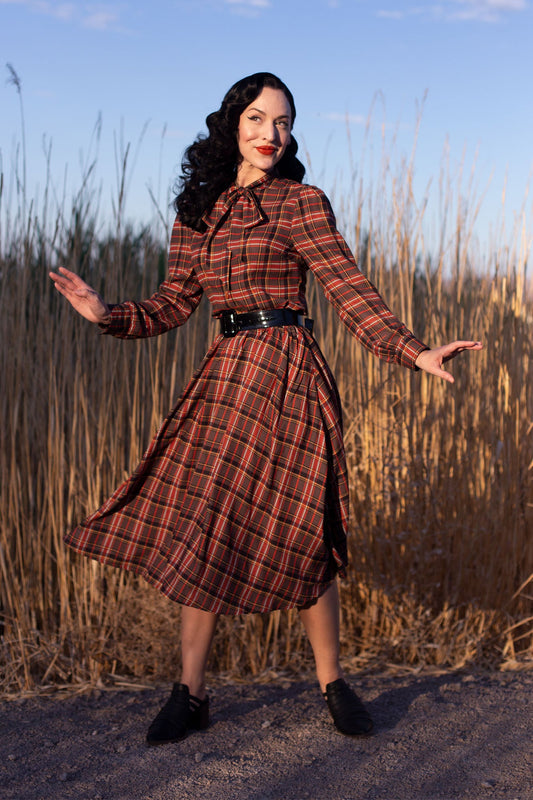 Clara Harvest Plaid Skirt