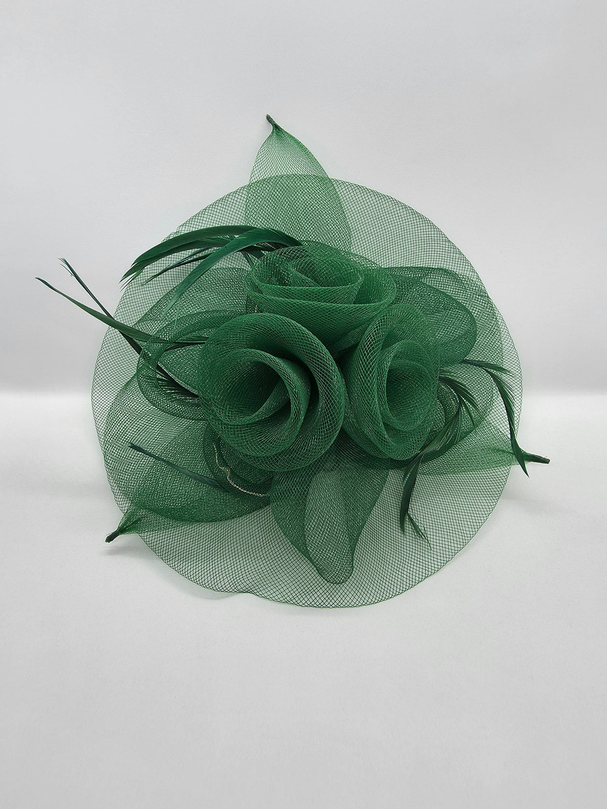3 Rosette Light-Up Mesh Fascinator