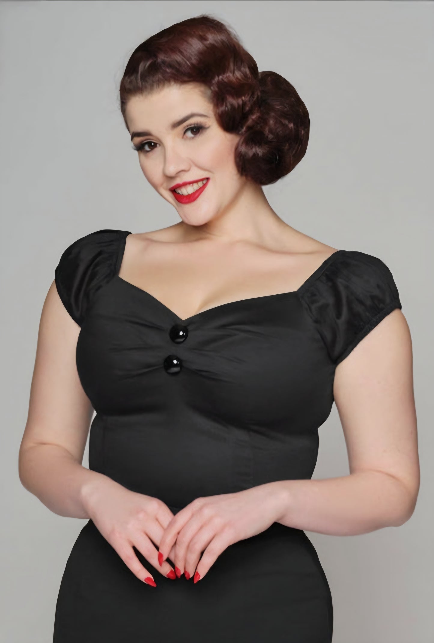 Dolores Top Solid Black