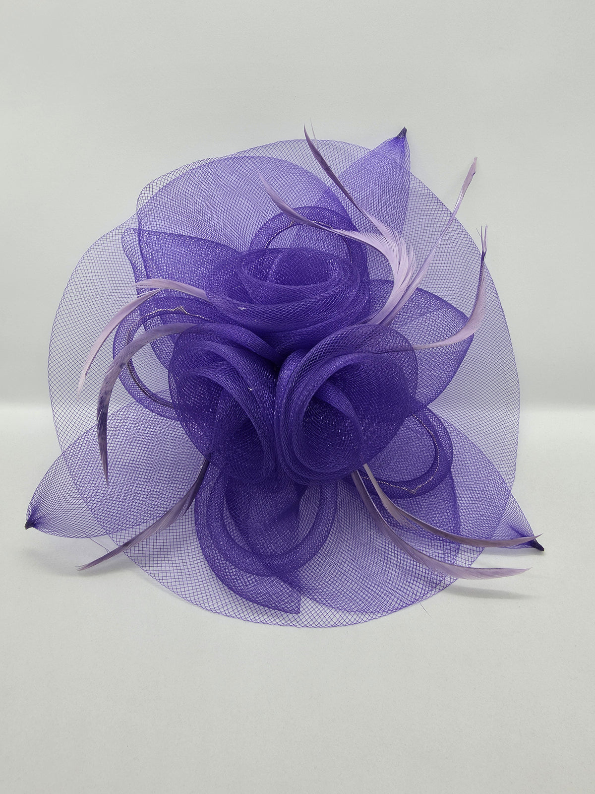 3 Rosette Light-Up Mesh Fascinator