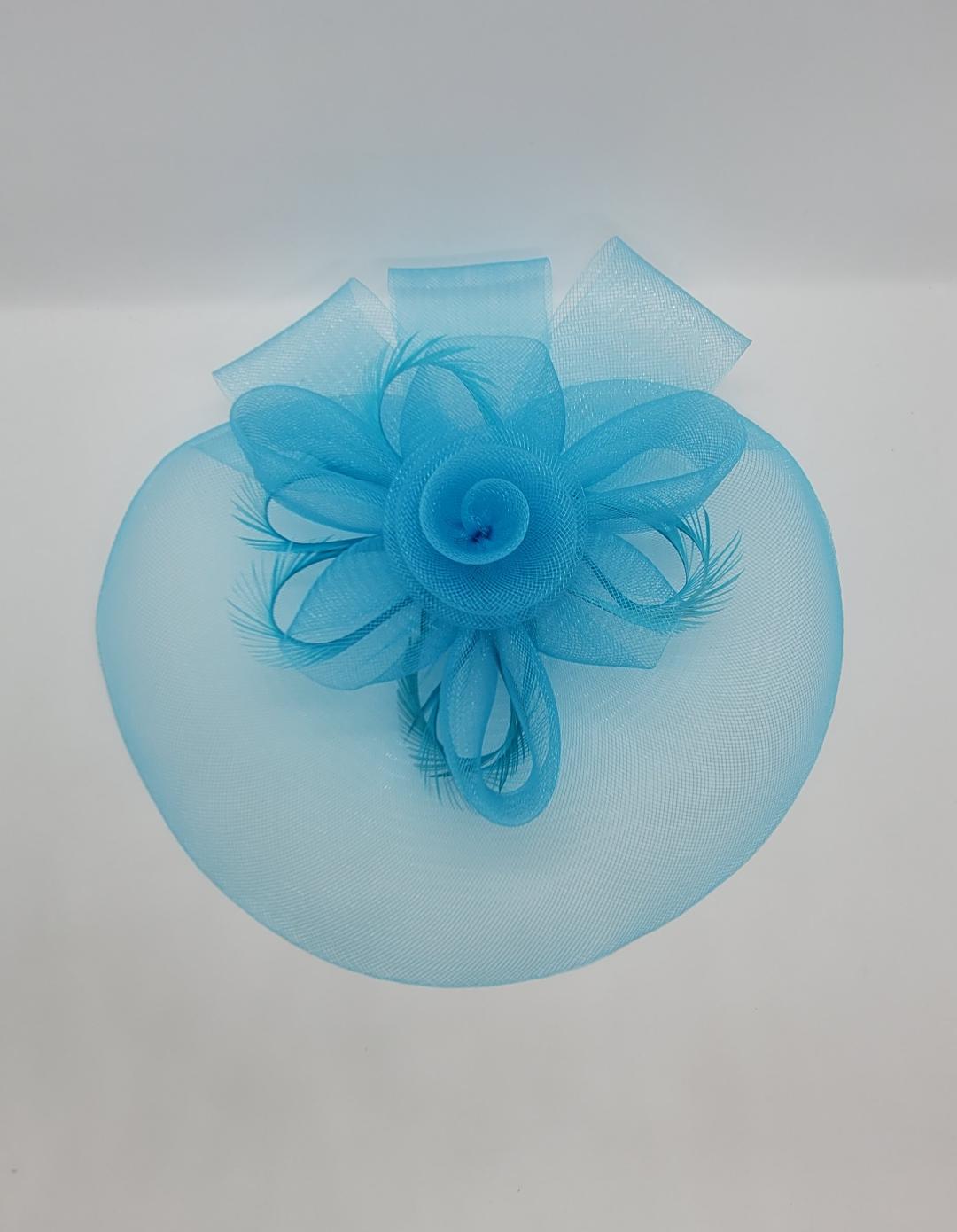 Aqua Fascinator