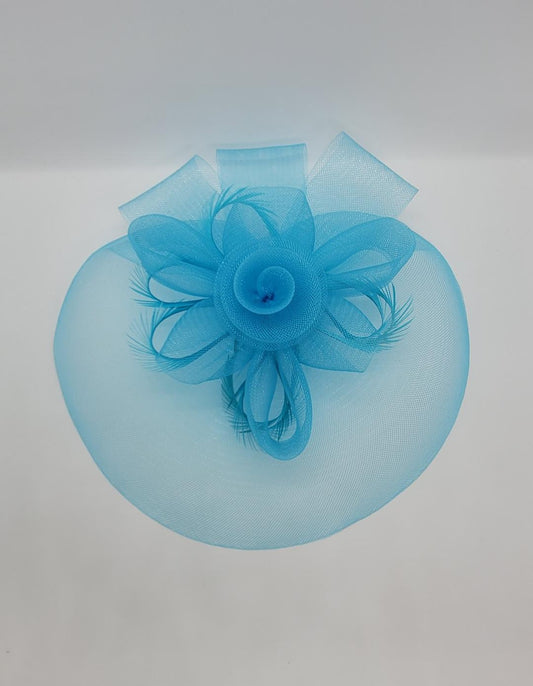 Aqua Fascinator